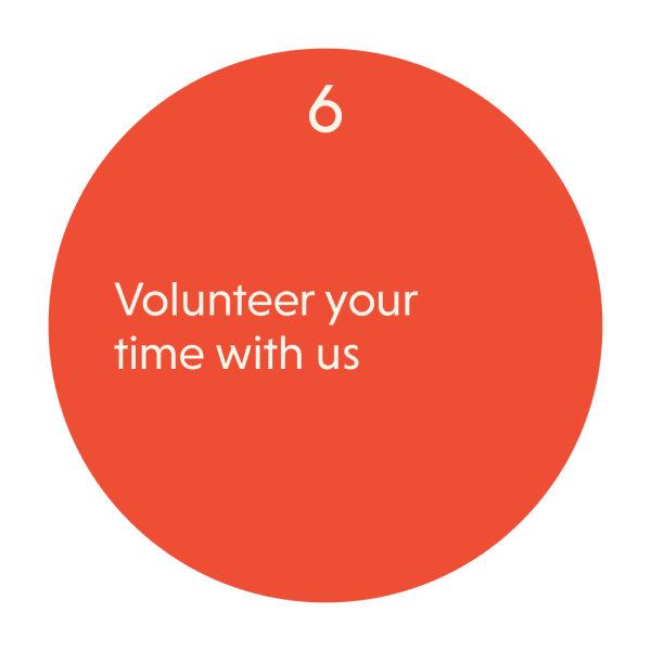 Volunteer your time with us