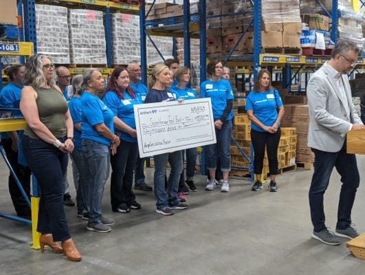 Anthem employees and volunteers